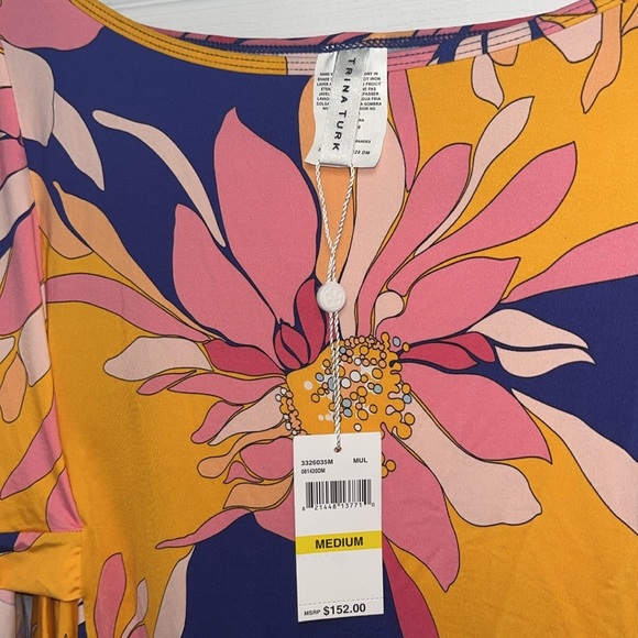 Trina Turk Swim Collection Tropical Floral Breeze Tunic Cover Up - Picture 7 of 10